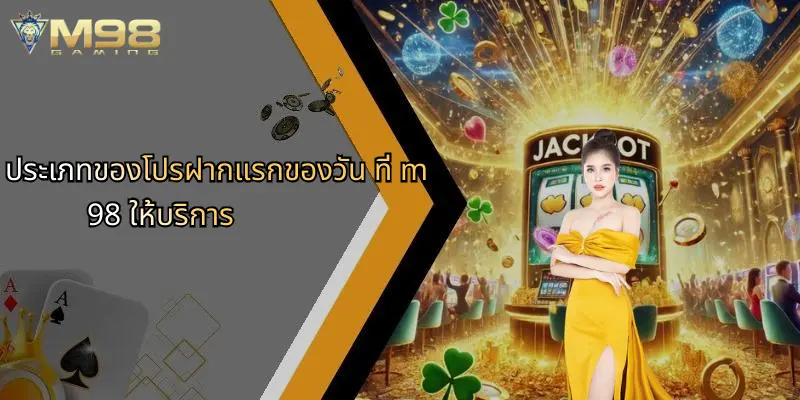 ประเภทของโปรฝากแรกของวัน ที่ m98 ให้บริการ